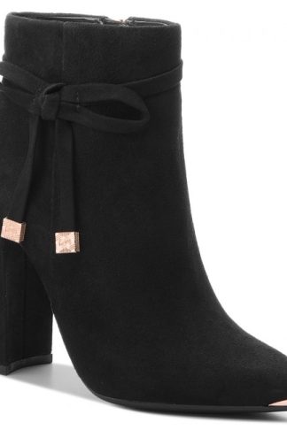 Ted Baker Black Suede  Ankle Boots