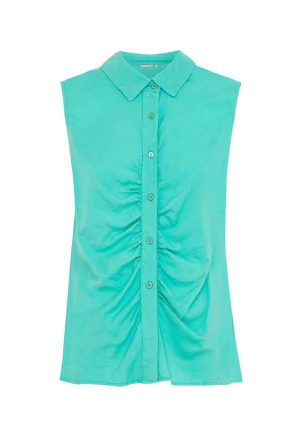 Mexx Aqua Green Sleeveless Shirt