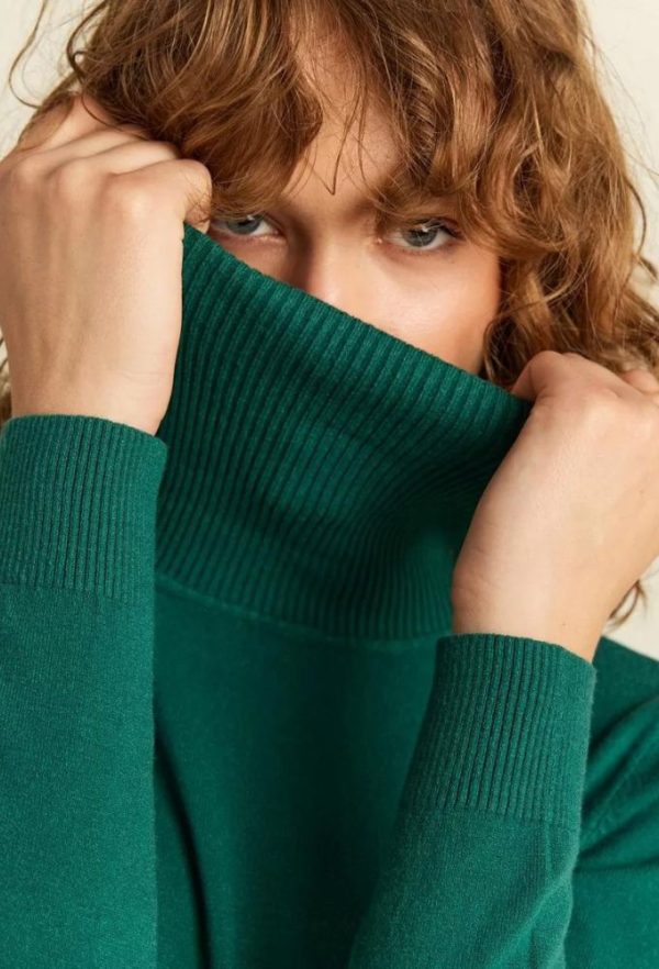 Forel Women's Long Sleeve Sweater Green - Image 3