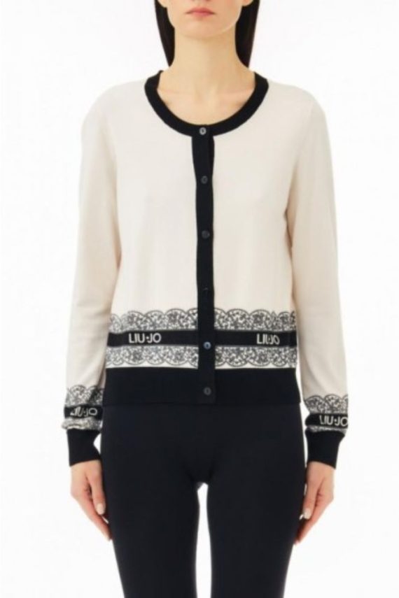 Liu Jo Long-sleeved Women's Pullover OffWhite