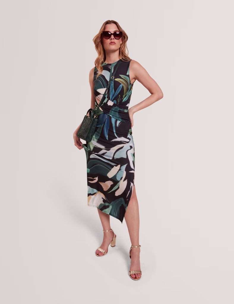Ted Baker Γυναικείο Πολύχρωμο Βραδινό Φόρεμα