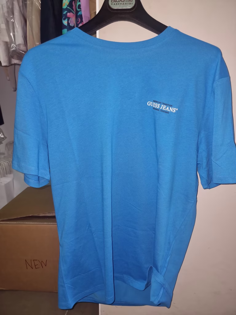 Guess Ανδρικό Μπλέ T-Shirt