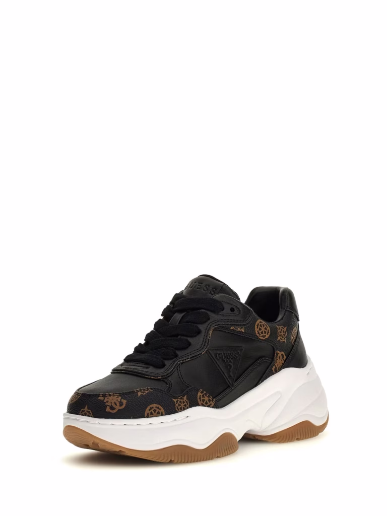 Guess Γυναικεία Μαύρα Running Sneakers με λογότυπο 4G