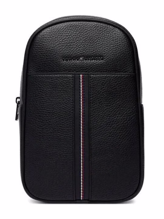 Tommy Hilfiger Ανδρική Τσάντα Ώμου / Χιαστί Μαύρη