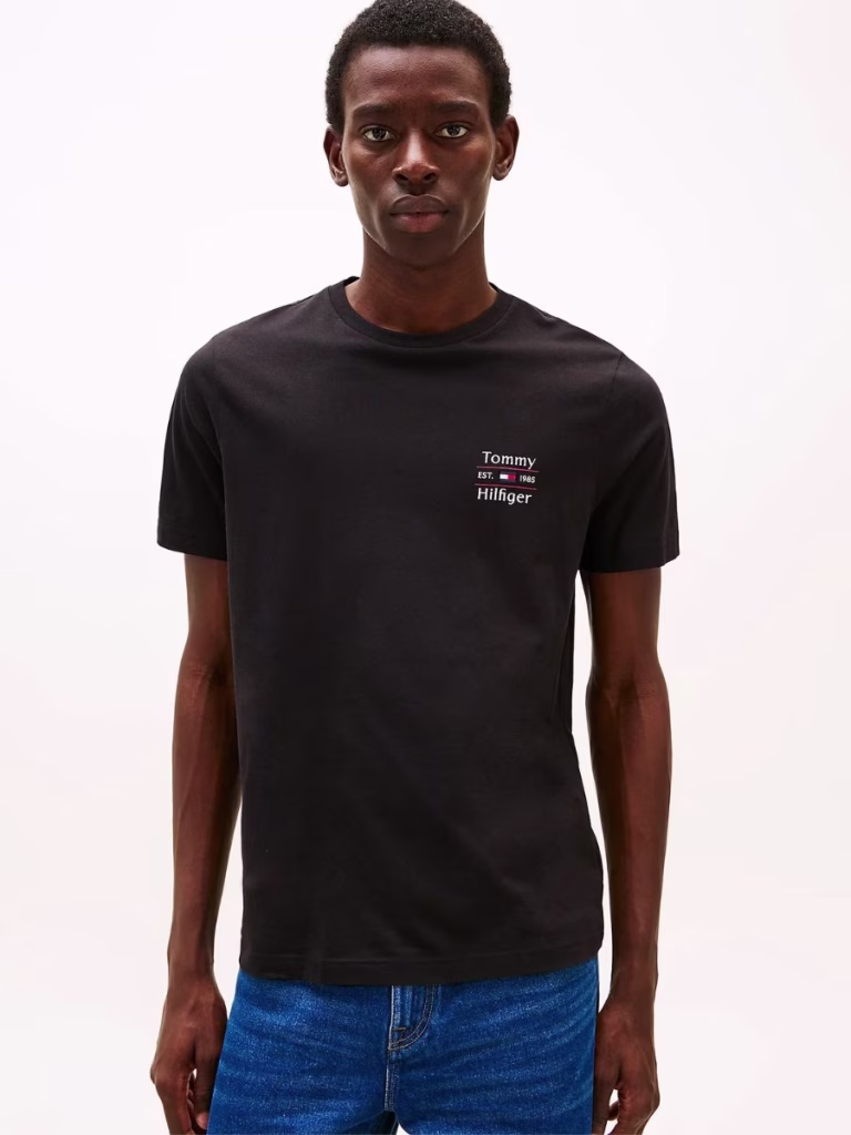 Tommy Hilfiger Ανδρικό Μαύρο T-Shirt