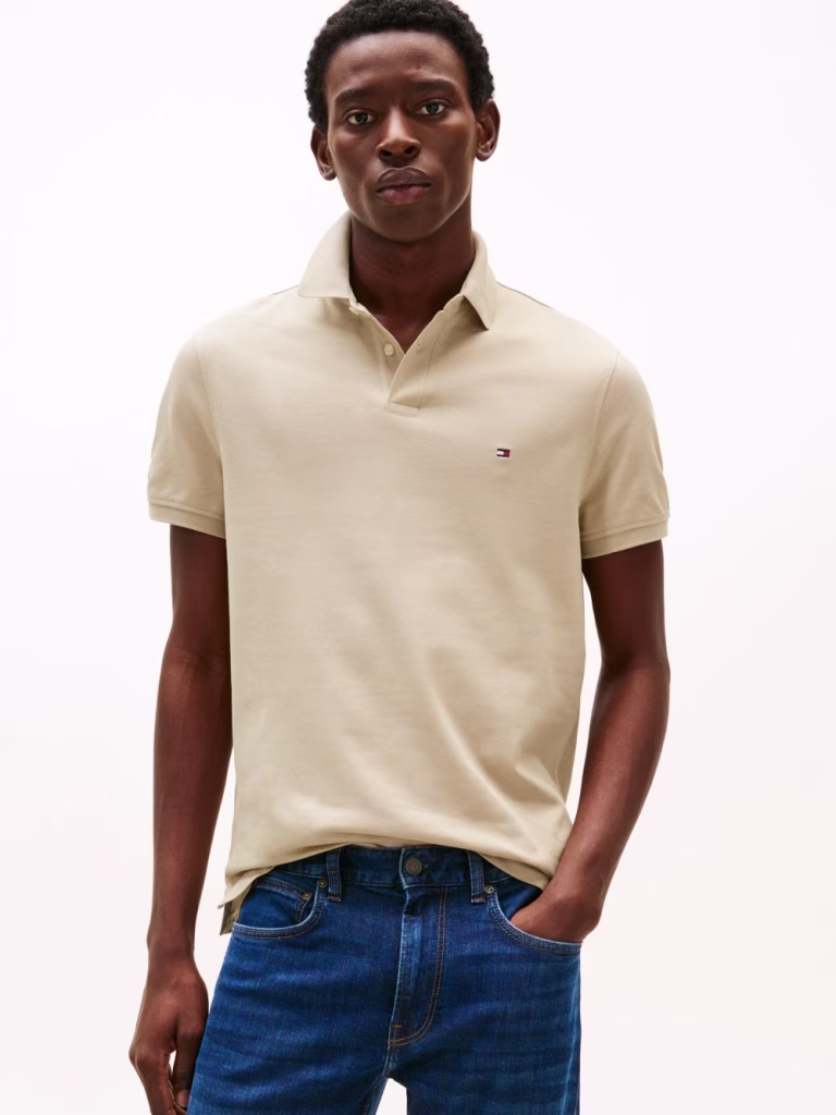 Tommy Hilfiger 1985 Polo Μπλούζα Μπεζ
