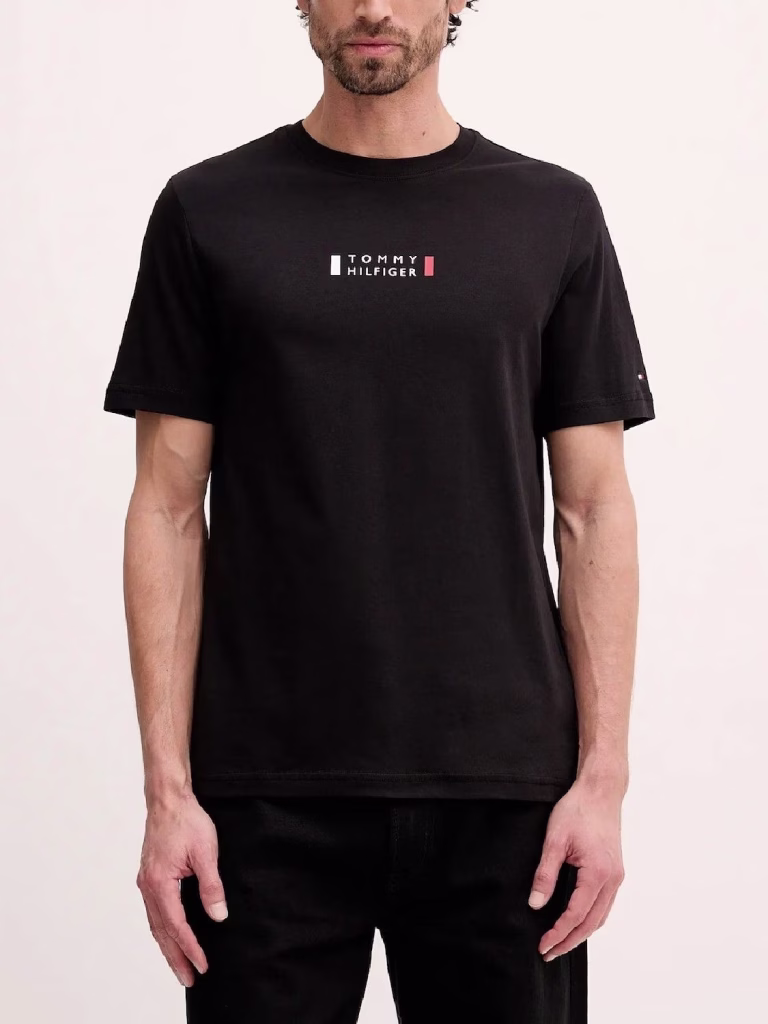 Tommy Hilfiger T-shirt Μαύρο