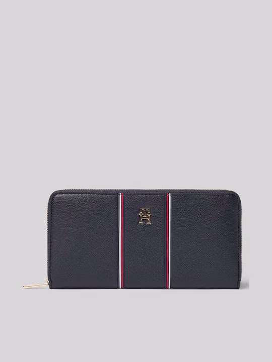Tommy Hilfiger Icon Μεγάλο Γυναικείο Πορτοφόλι Μπλε