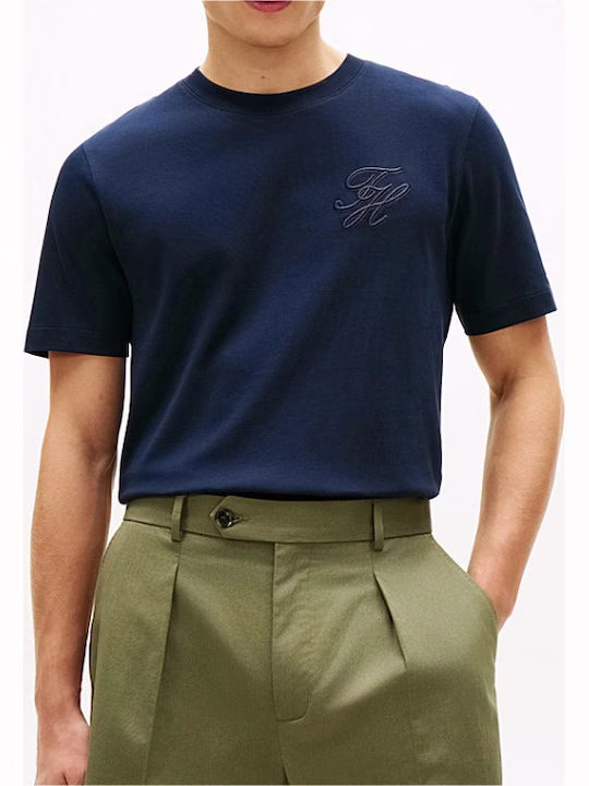 Tommy Hilfiger Ανδρικό T-shirt Σκούρο Μπλε