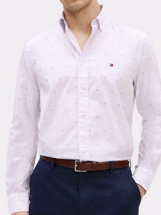 Tommy Hilfiger Ανδρικό Πουκάμισο με ρίγες και μικρά σχέδια - Image 5