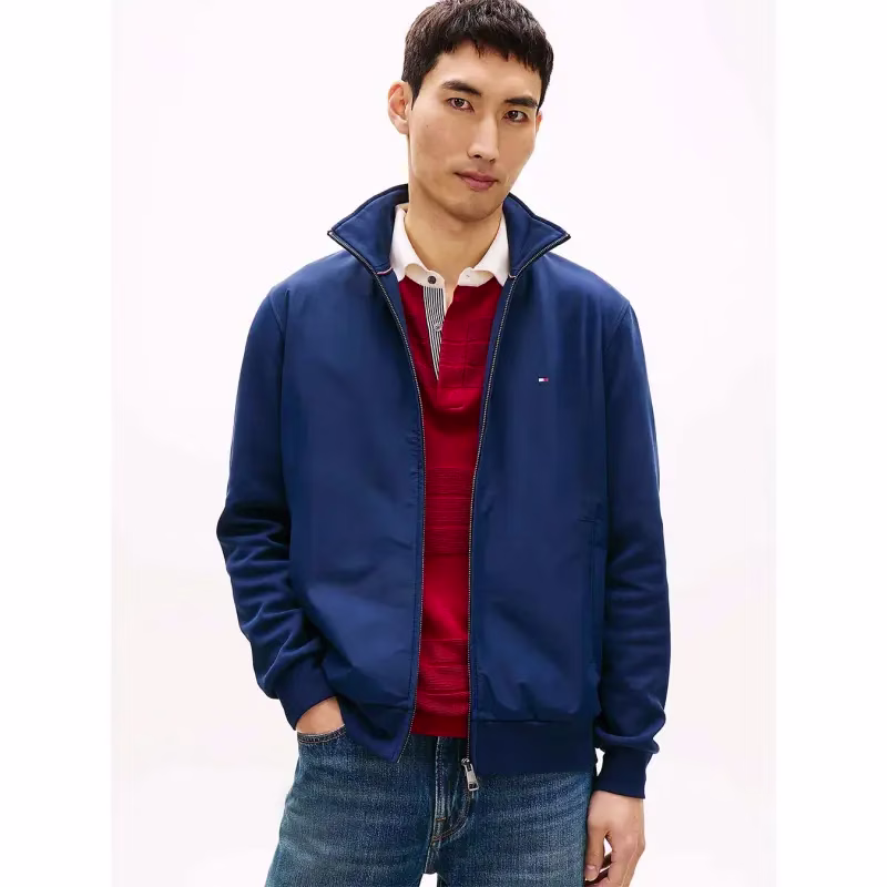 Tommy Hilfiger Ανδρικό Αντιανεμικό Μπλε Μπουφάν