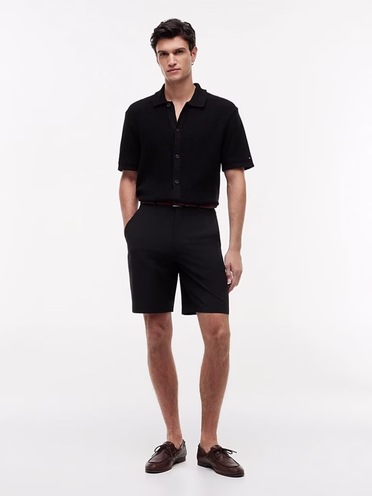 Tommy Hilfiger Ανδρική Βερμούδα Chino Μαύρη