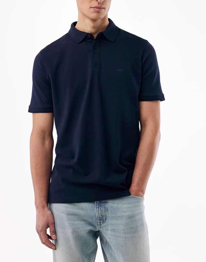 MEXX Ανδρικό polo σε Χρώμα Μπλε Σκούρο