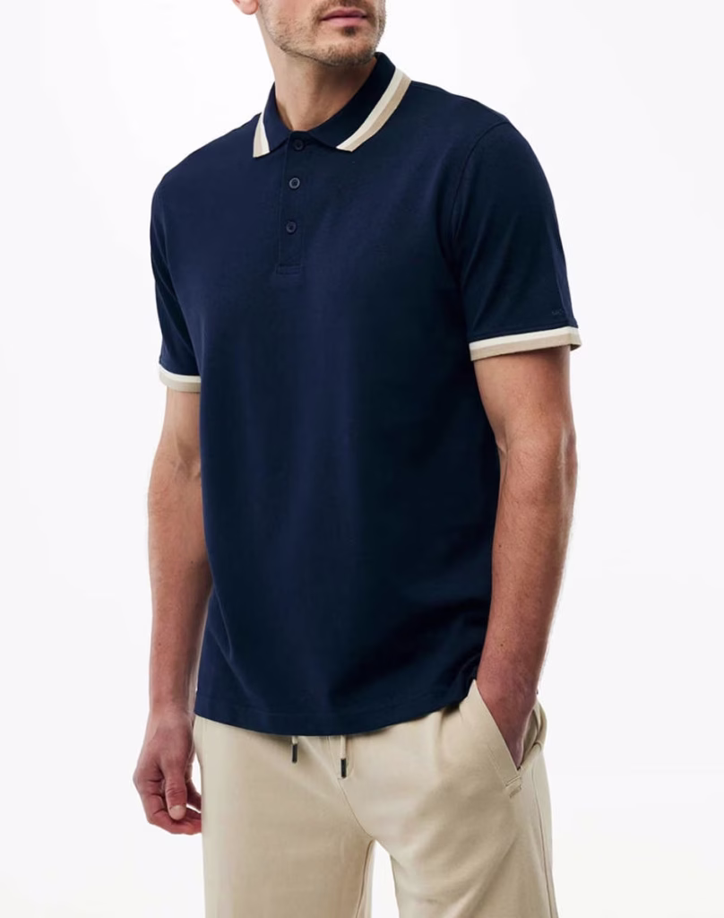 MEXX Ανδρικό polo σε Σκούρο Μπλε