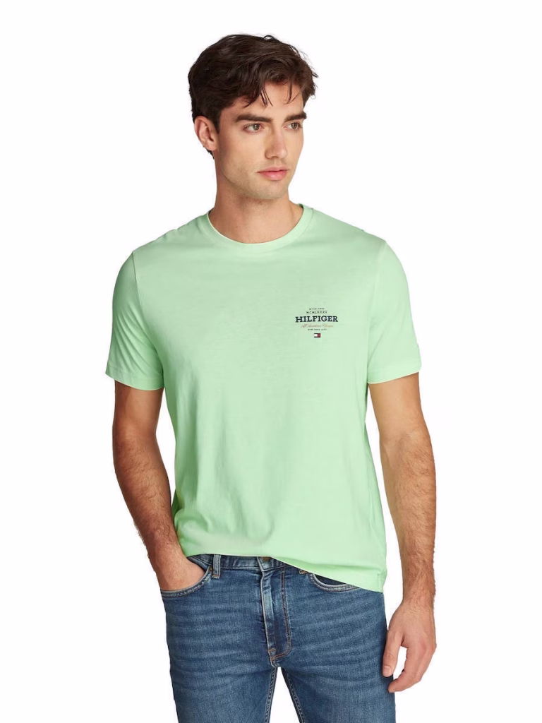 Tommy Hilfiger Πράσινο Φυστικί T-Shirt