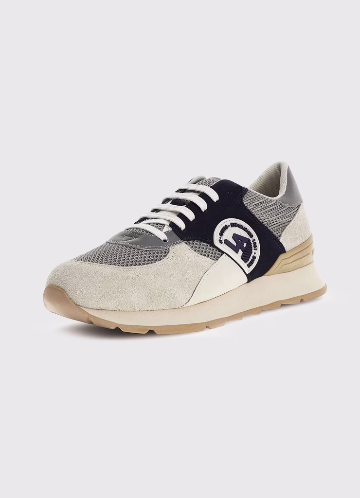 Guess Ανδρικά Sneakers Μπεζ/Μπλέ FMJFANESU12-BEBLO