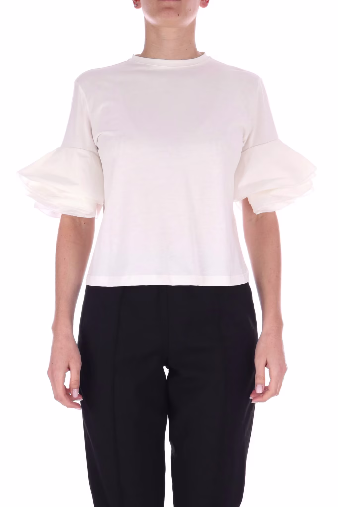 Liu Jo Γυναικείο T-shirt Star White CA5006J6308-X0256