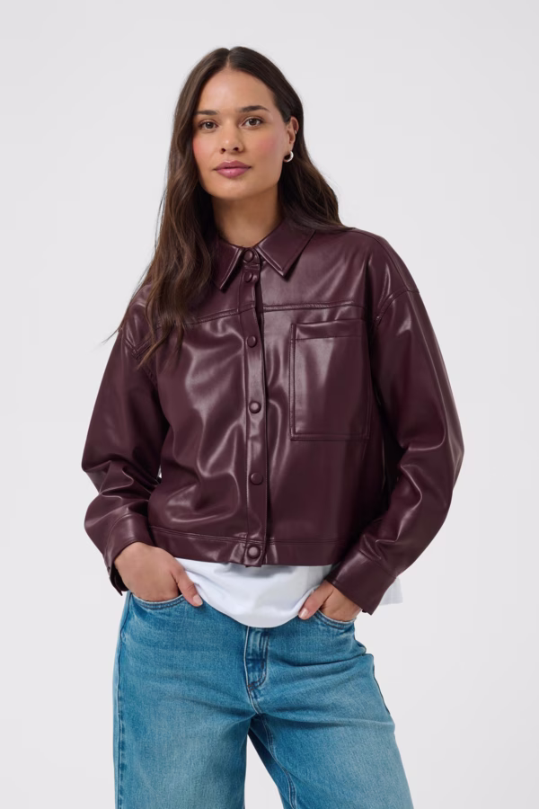 Kaffe KAarense Γυναικείο Μπορντό Jacket