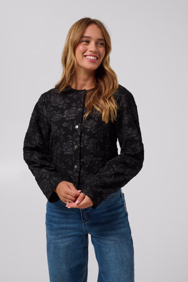 Kaffe KAcorbina Casual jacket Μαύρο