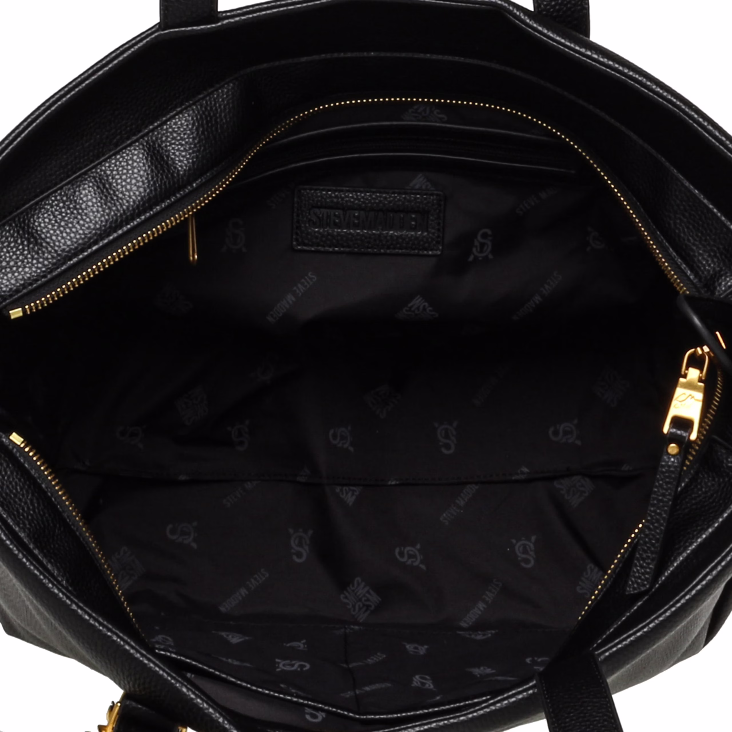 Steve Madden Γυναικεία Μαύρη Ώμου με φερμουάρ - Image 5