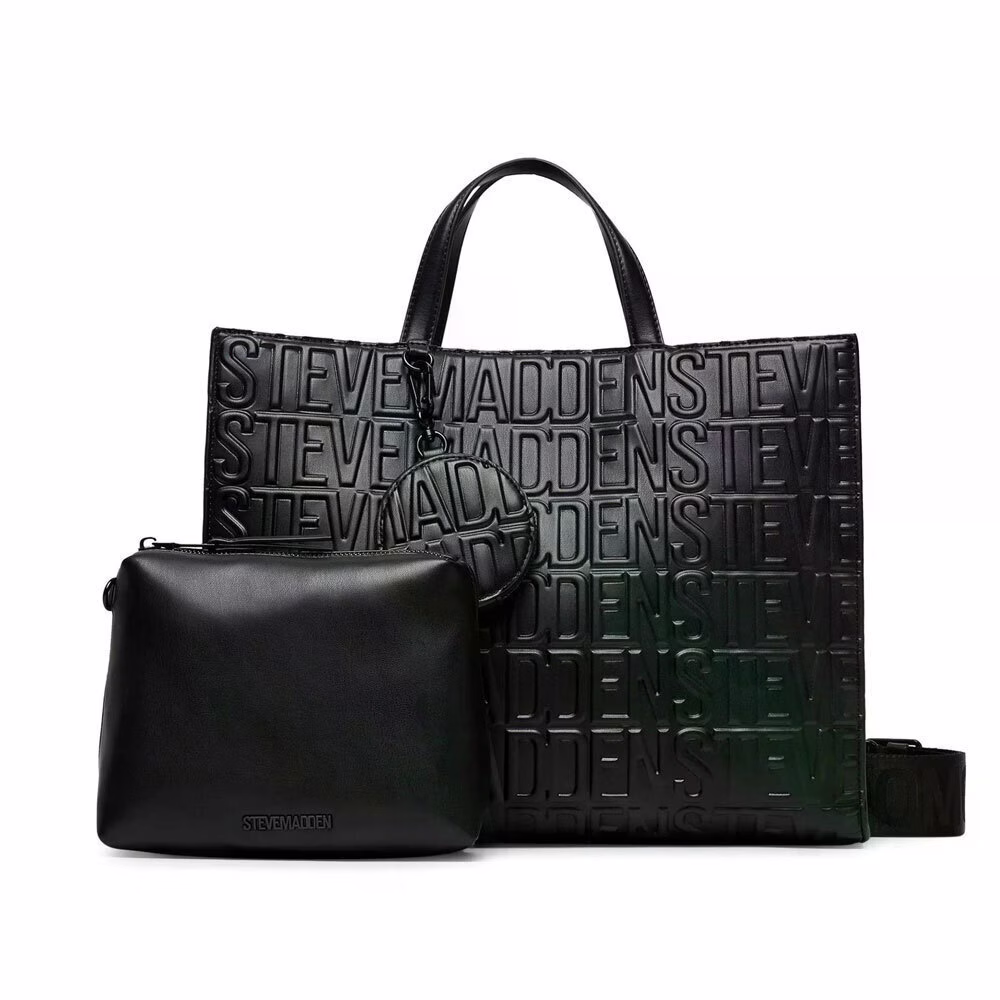 Steve Madden Γυναικεία Μαύρη Ανάγλυφη Τσάντα - Image 5