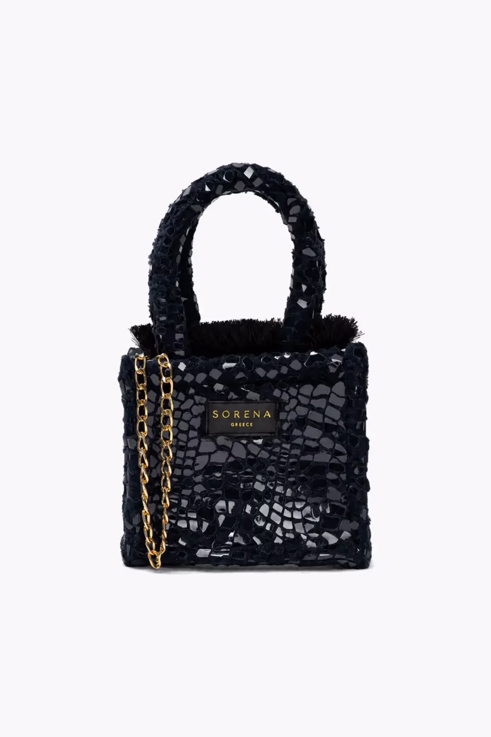 SORENA NOLITA MINI TOTE BAG ΜΠΛΕ ΣΚΟΥΡΟ ΤΣΑΝΤΑΚΙ